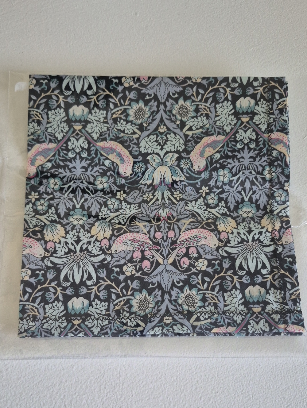 Liberty Floral Bird Pattern Handkerchief